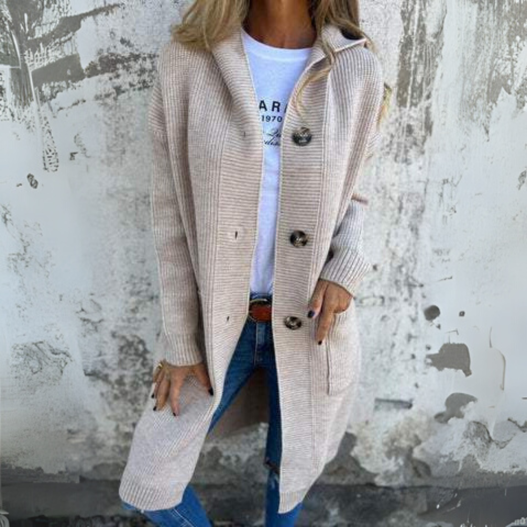 Giuliana | Langer Bequemer Cardigan