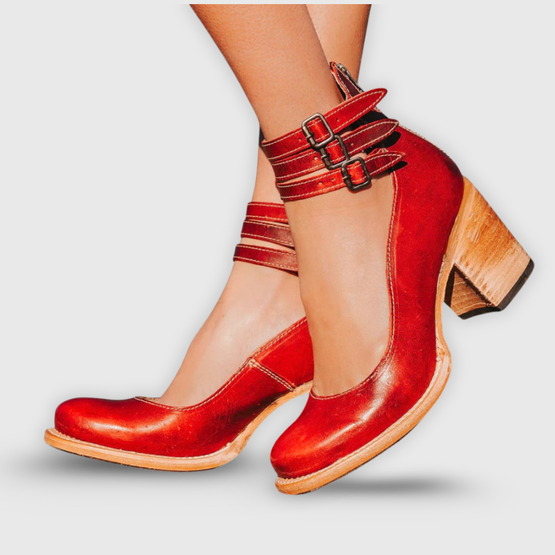 Sasha | Handgefertigte Premium-Sandale mit Absatz