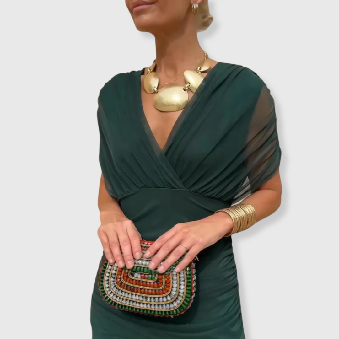 Rosetta | Zeitloses Off-Shoulder Maxikleid