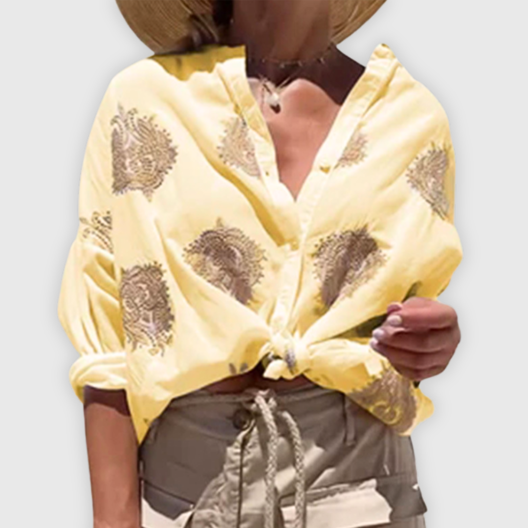 Marzia | Handgefertigte Bluse – leicht und elegant