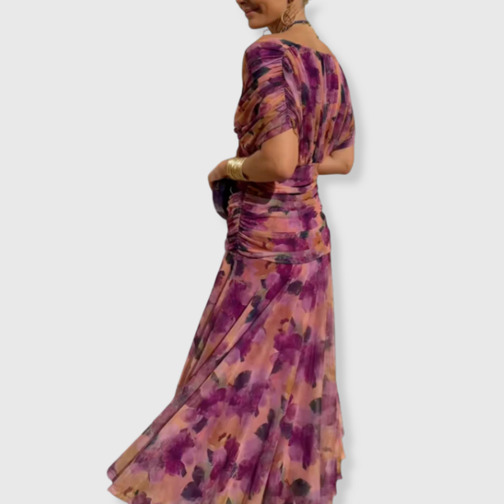 Rosetta | Zeitloses Off-Shoulder Maxikleid