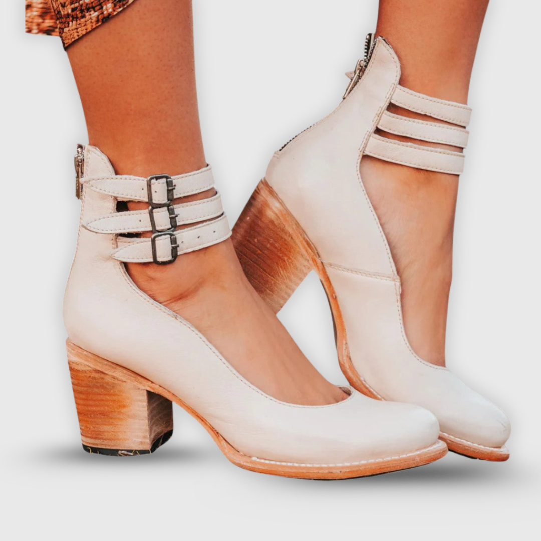 Sasha | Handgefertigte Premium-Sandale mit Absatz