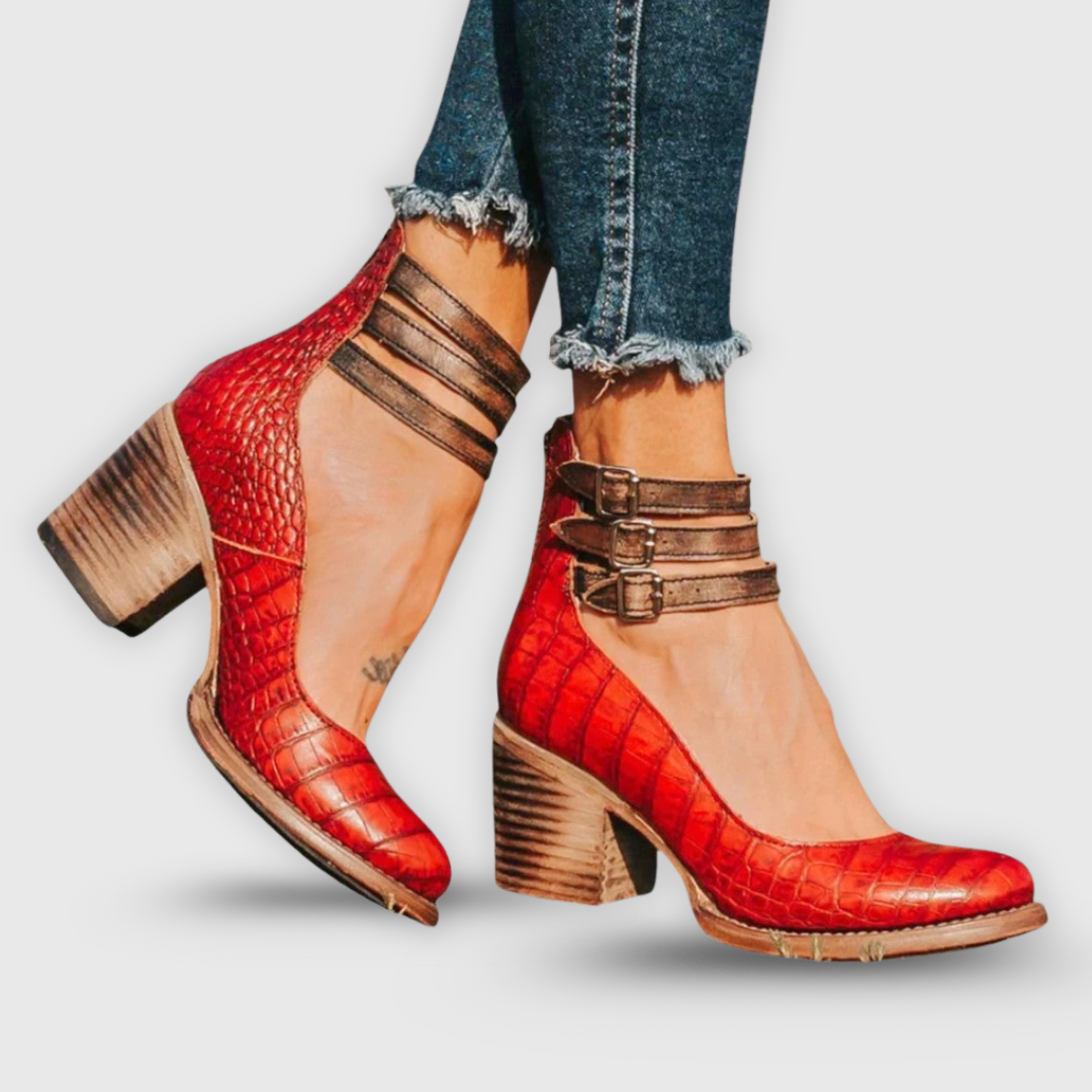 Sasha | Handgefertigte Premium-Sandale mit Absatz