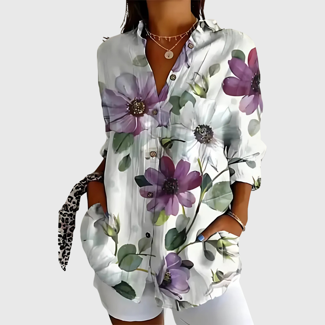 Sofia | Handgefertigte Premium-Bluse für den Sommer