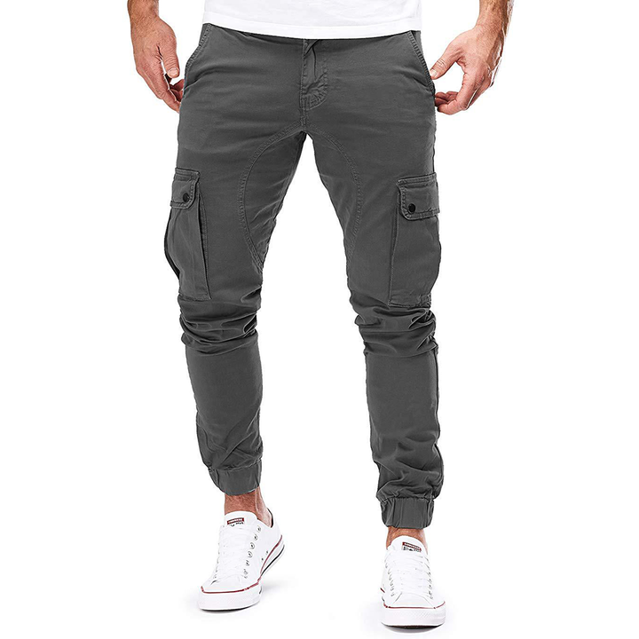 Herren Cargohose | Stylische Jogger mit Taschen & Bündchen