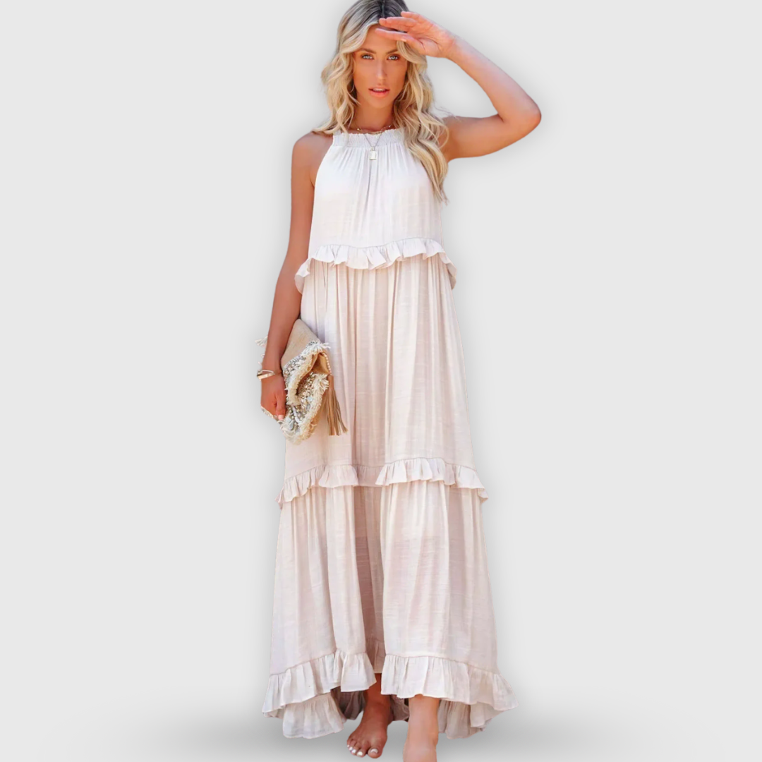 Fiona | Langes Kleid handgefertigt