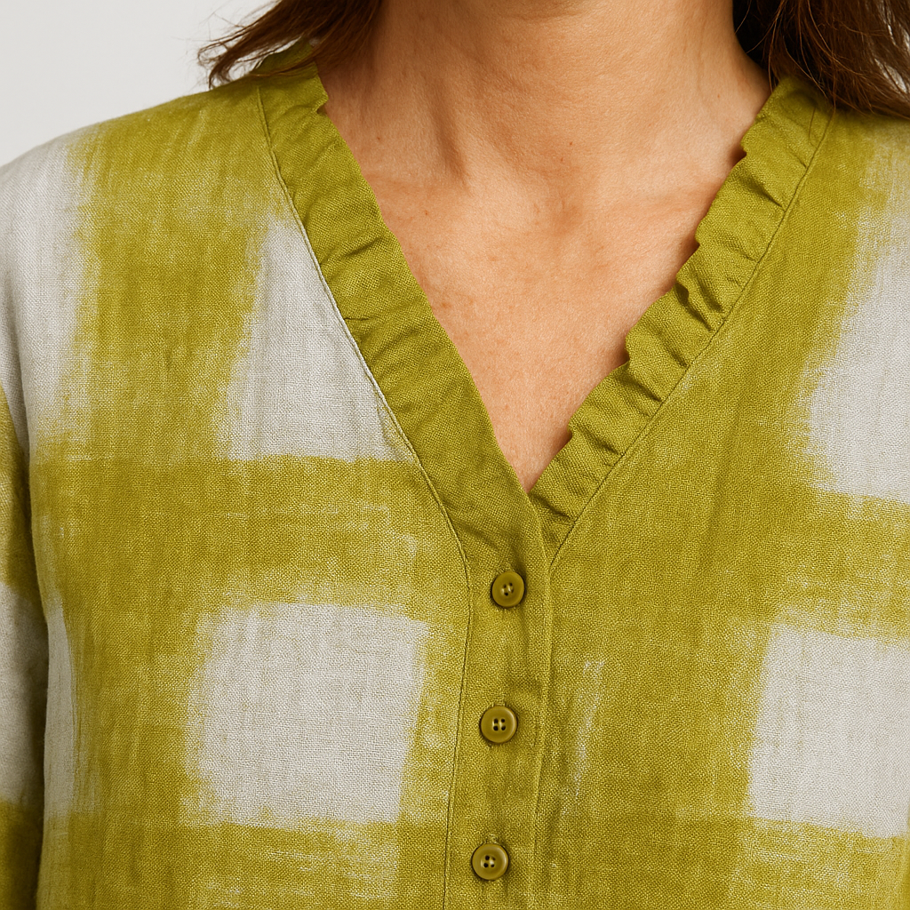 Melissa | Künstlerische Leinenbluse