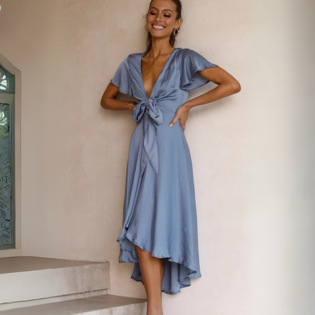 Gaia | Premium Kleid in fließender Eleganz