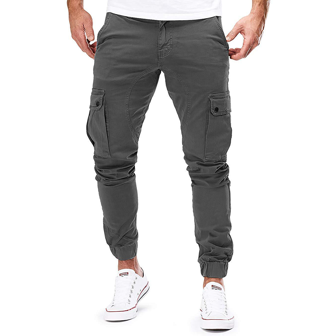 Herren Cargohose | Stylische Jogger mit Taschen & Bündchen