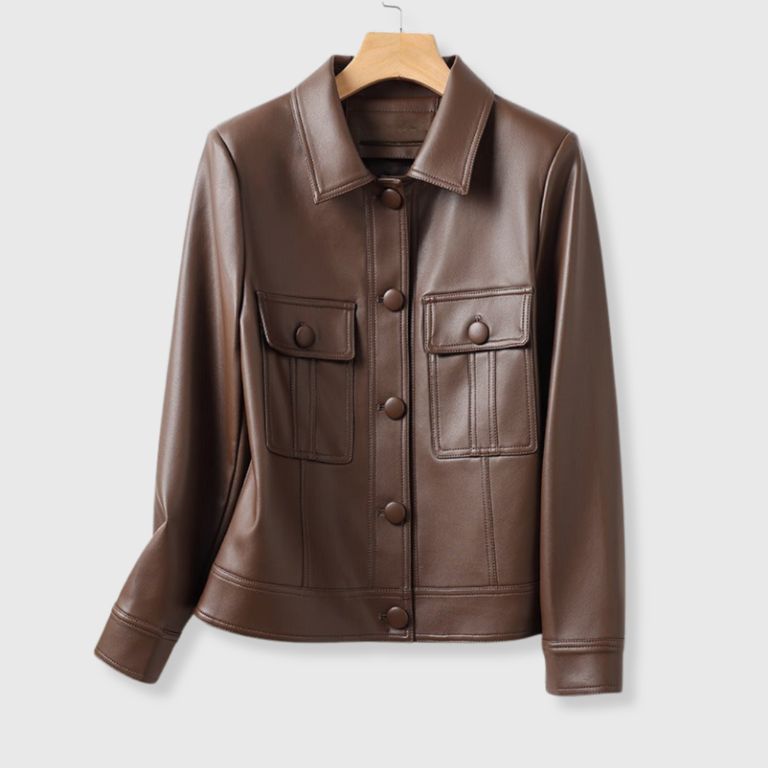 Patrizia | Zeitlose Lederjacke