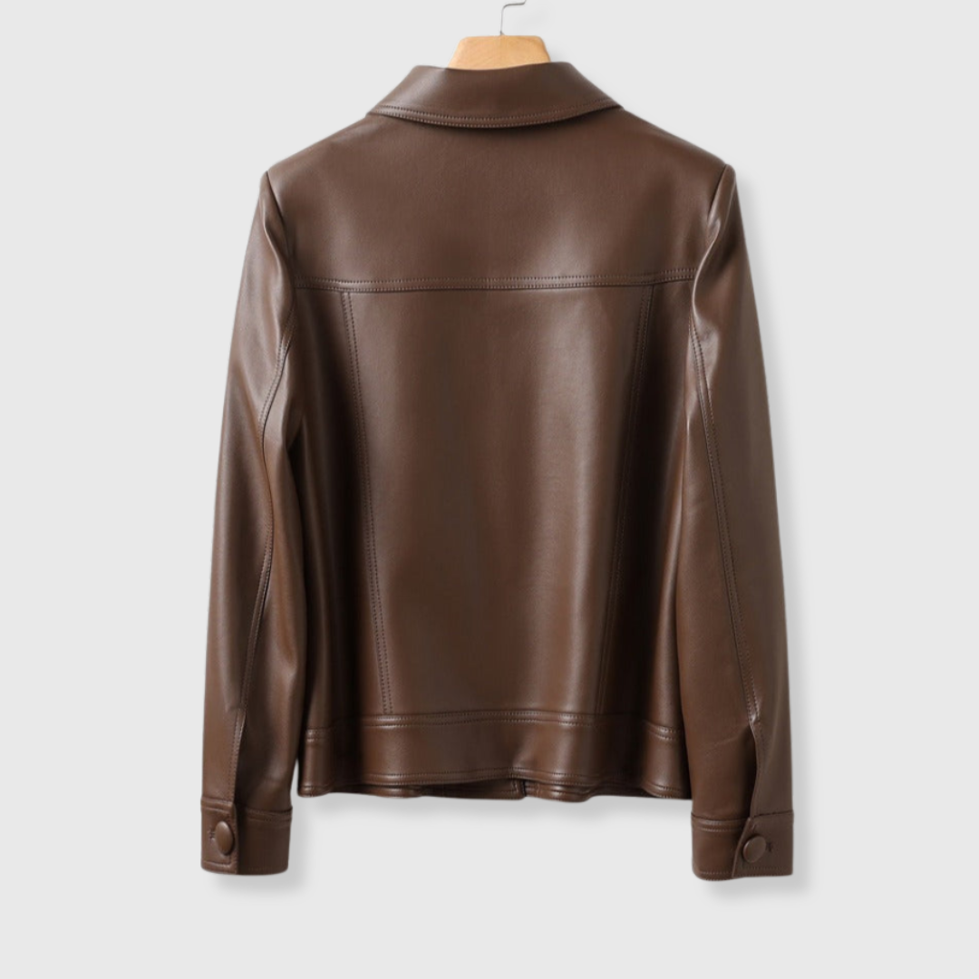 Patrizia | Zeitlose Lederjacke