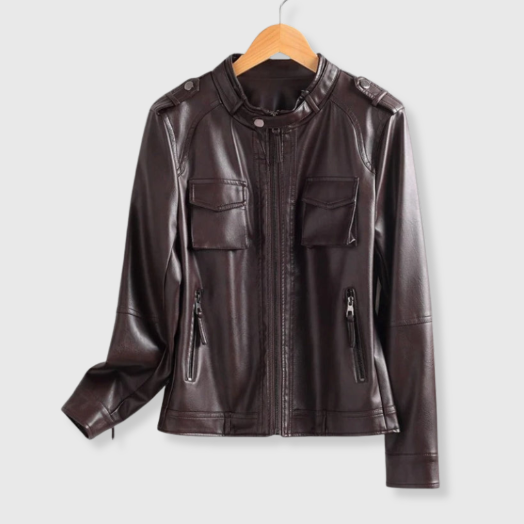 Ambra | Handgefertigte Lederjacke