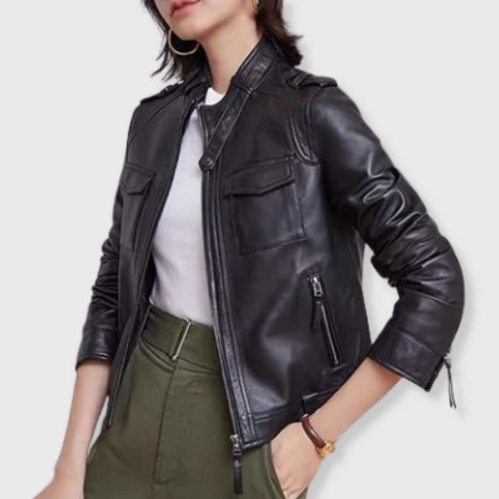 Ambra | Handgefertigte Lederjacke