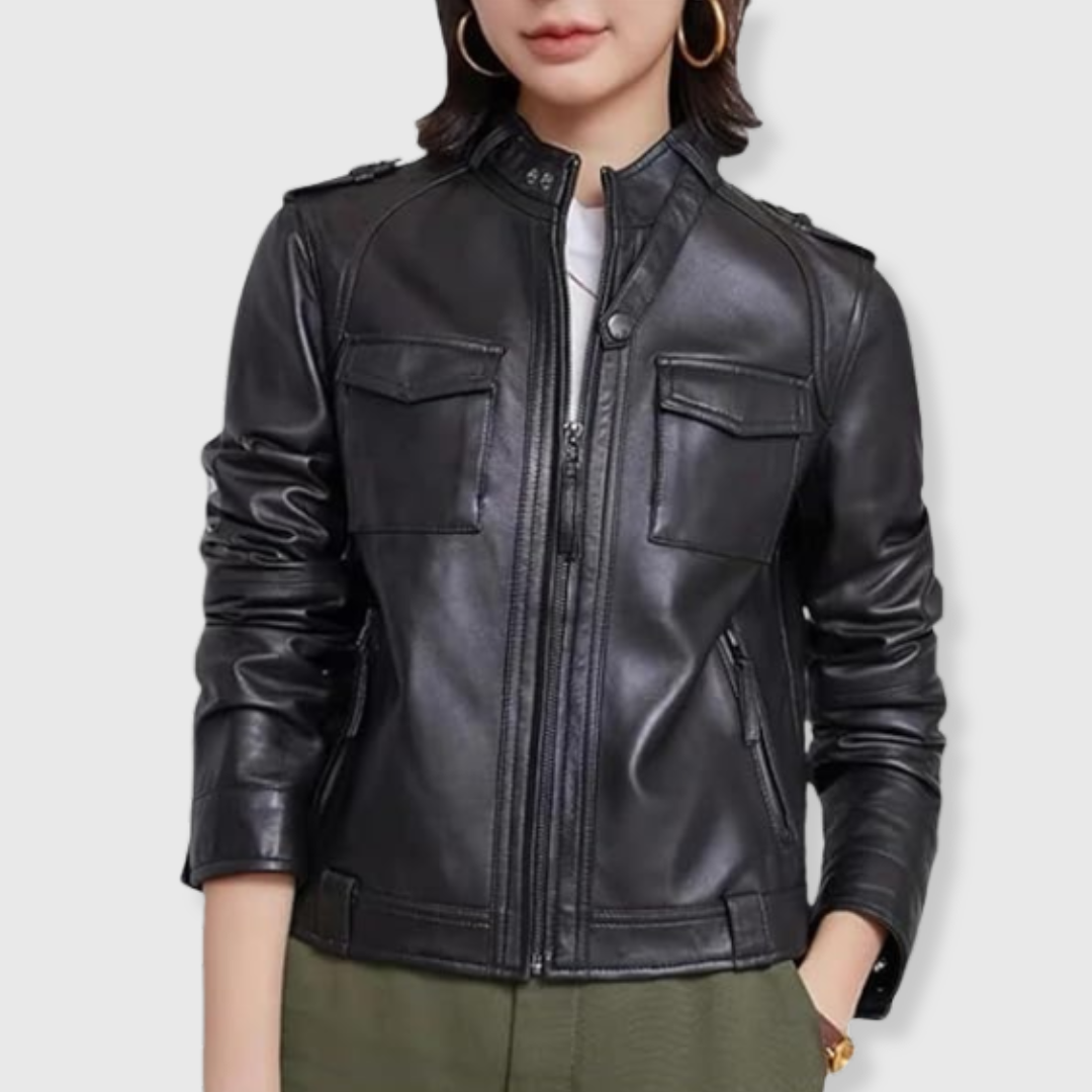 Ambra | Handgefertigte Lederjacke