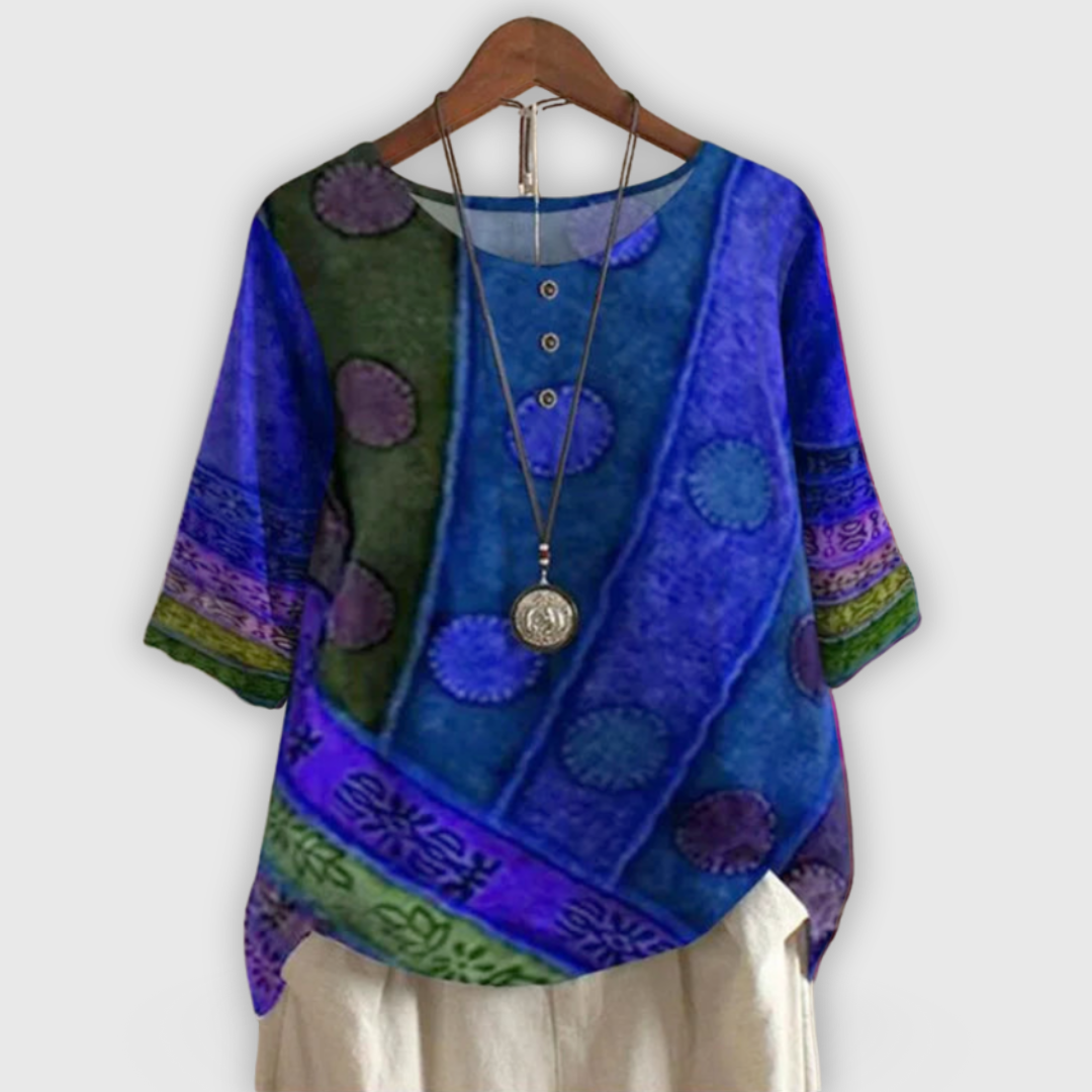 Valerie | Buntes Boho-Top