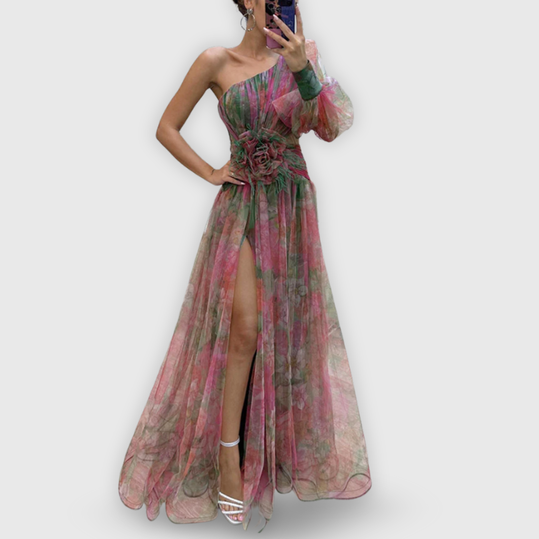 Nina | Stilvolles Blumenkleid