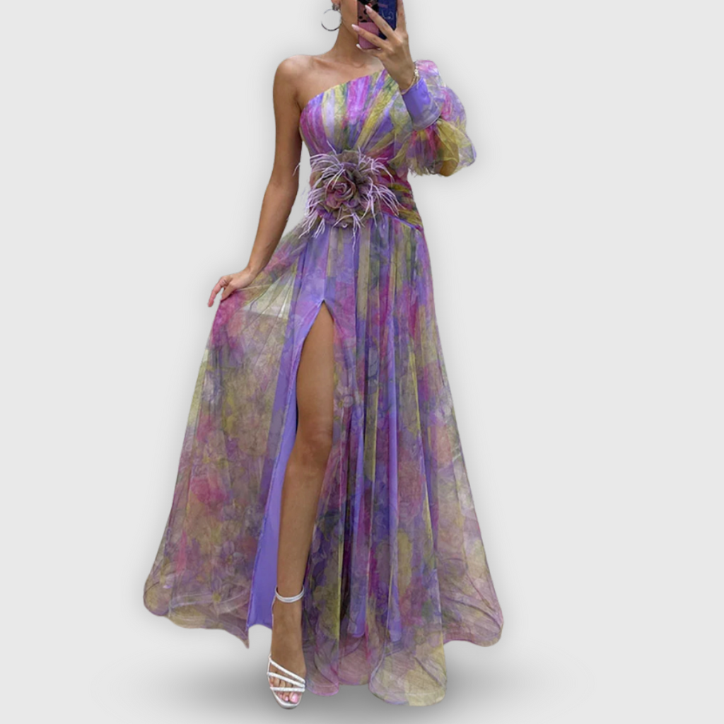 Nina | Stilvolles Blumenkleid