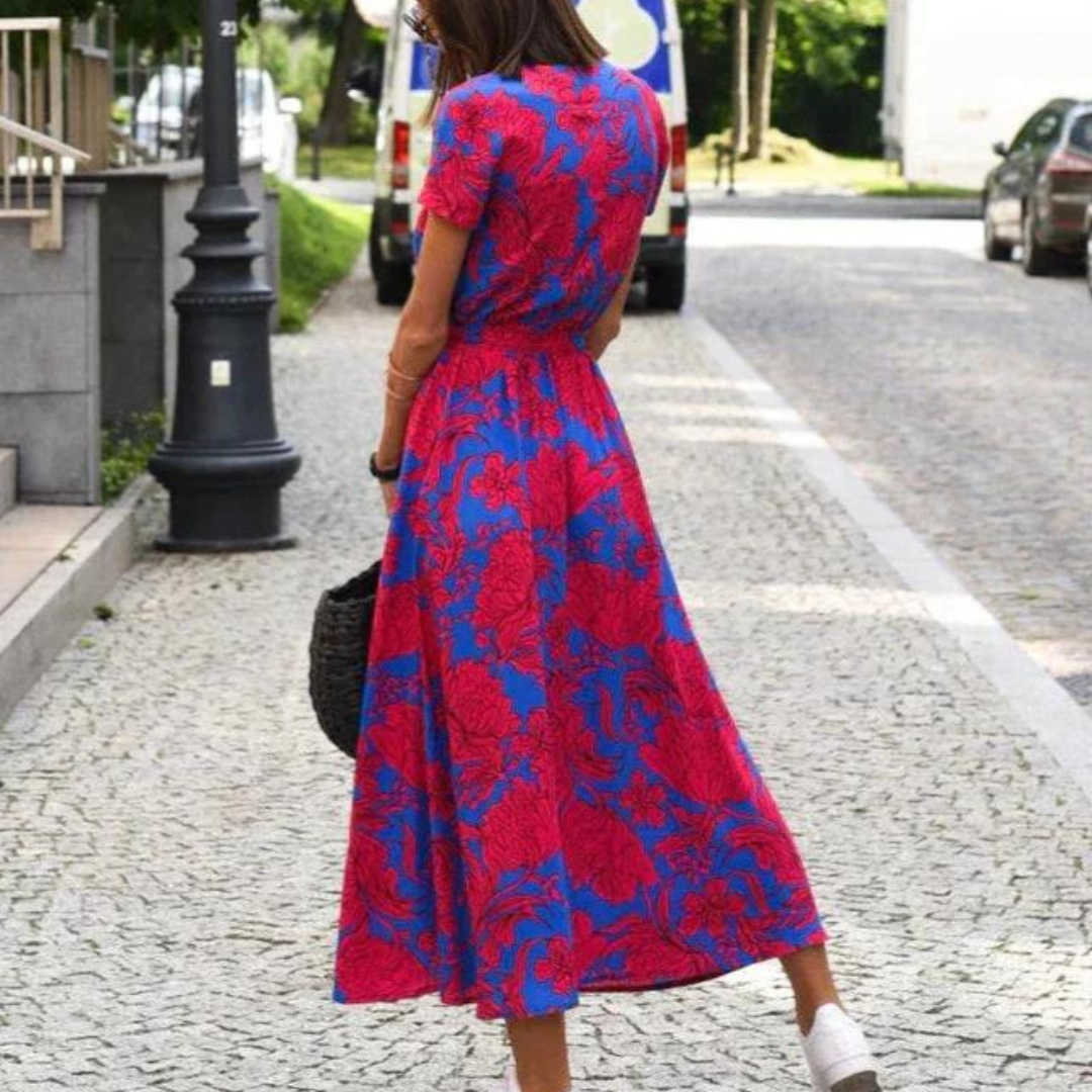 Gina | Luftiges Sommerkleid in Handarbeit