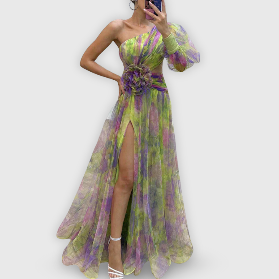 Nina | Stilvolles Blumenkleid