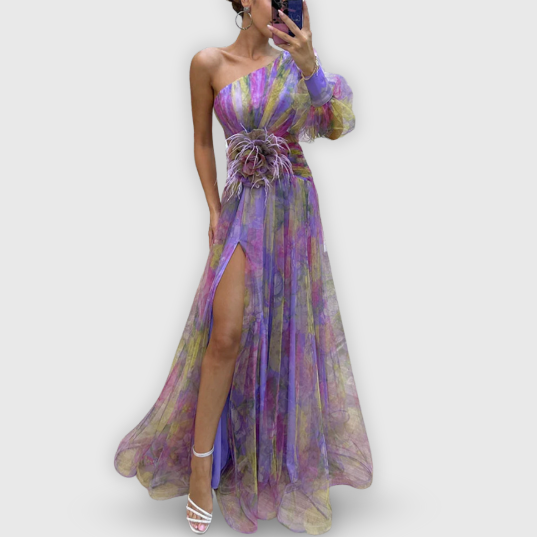 Nina | Stilvolles Blumenkleid