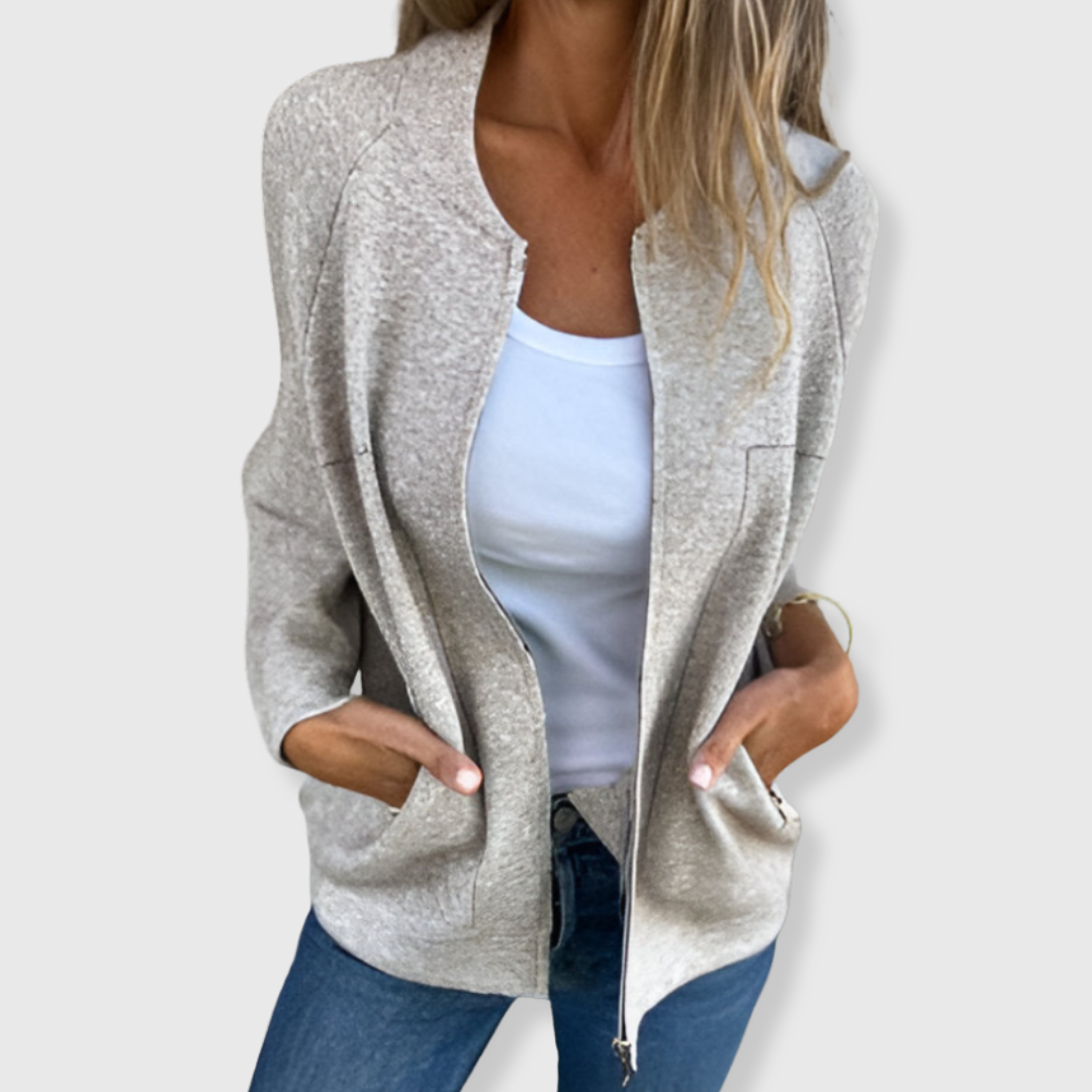 Silvina | Zip-Up Bomberjacke