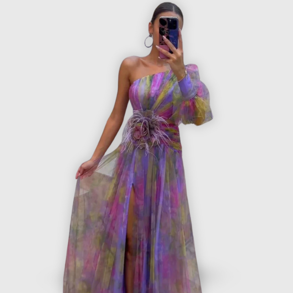 Nina | Stilvolles Blumenkleid