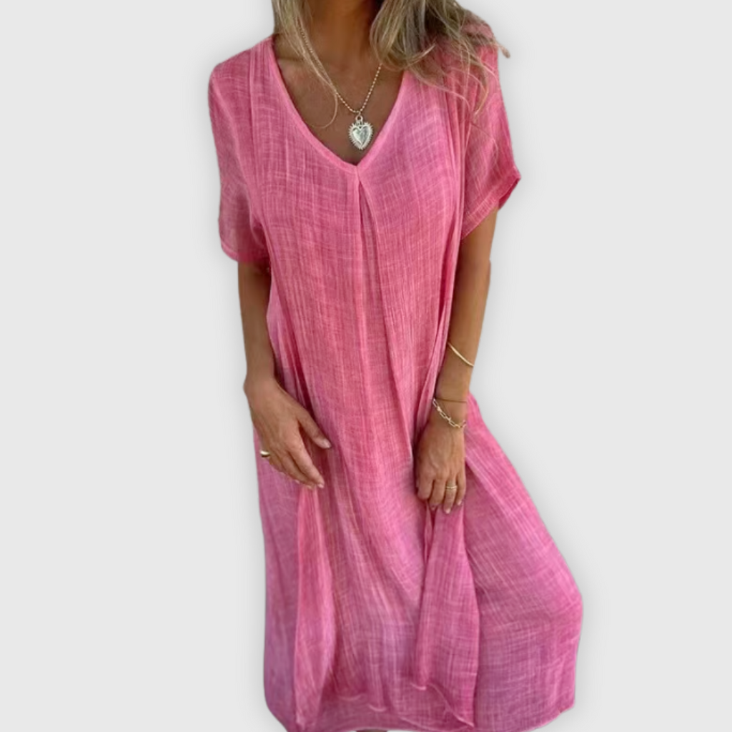 Libera | Leichtes langes Kleid Handgefertigt