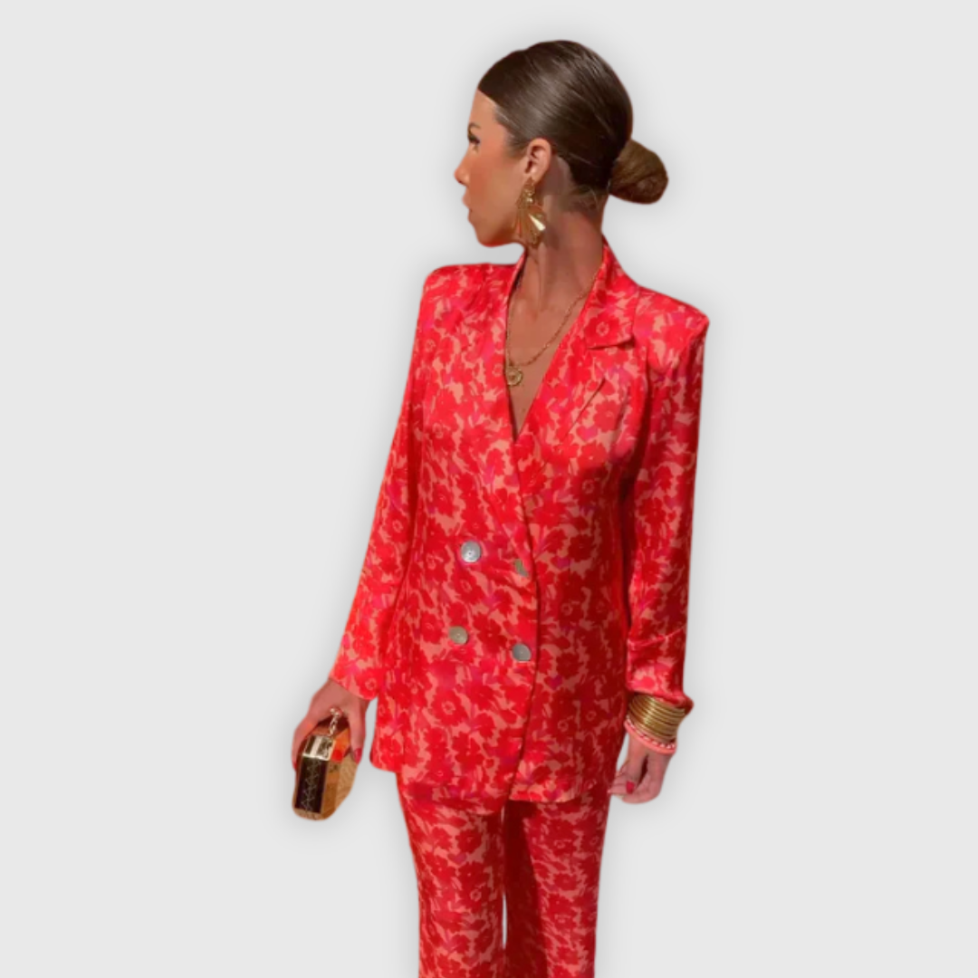 Elisa | Eleganter Jacquard-Blazer