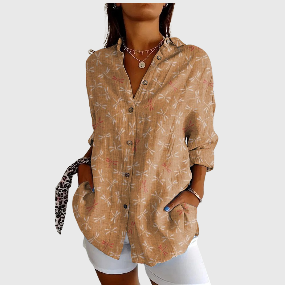 Sofia | Handgefertigte Premium-Bluse für den Sommer