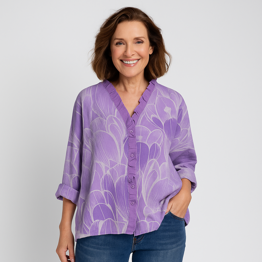 Lara | Luftige Rüschenbluse