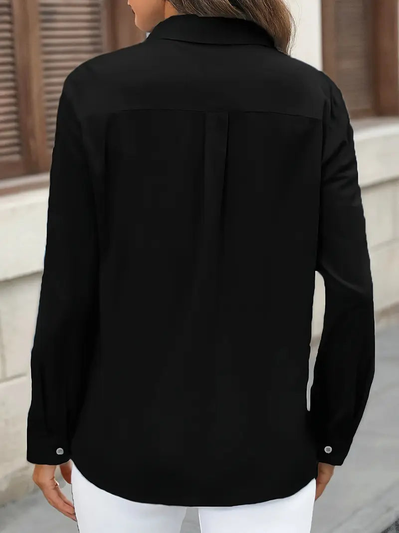 Atena | Baumwollhemd mit Brusttaschen