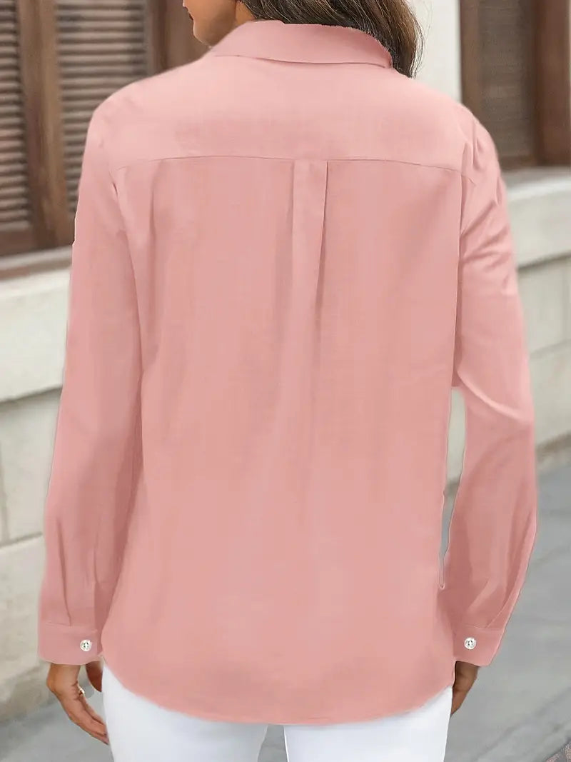 Atena | Baumwollhemd mit Brusttaschen