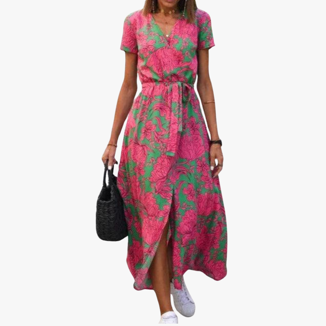 Gina | Luftiges Sommerkleid in Handarbeit