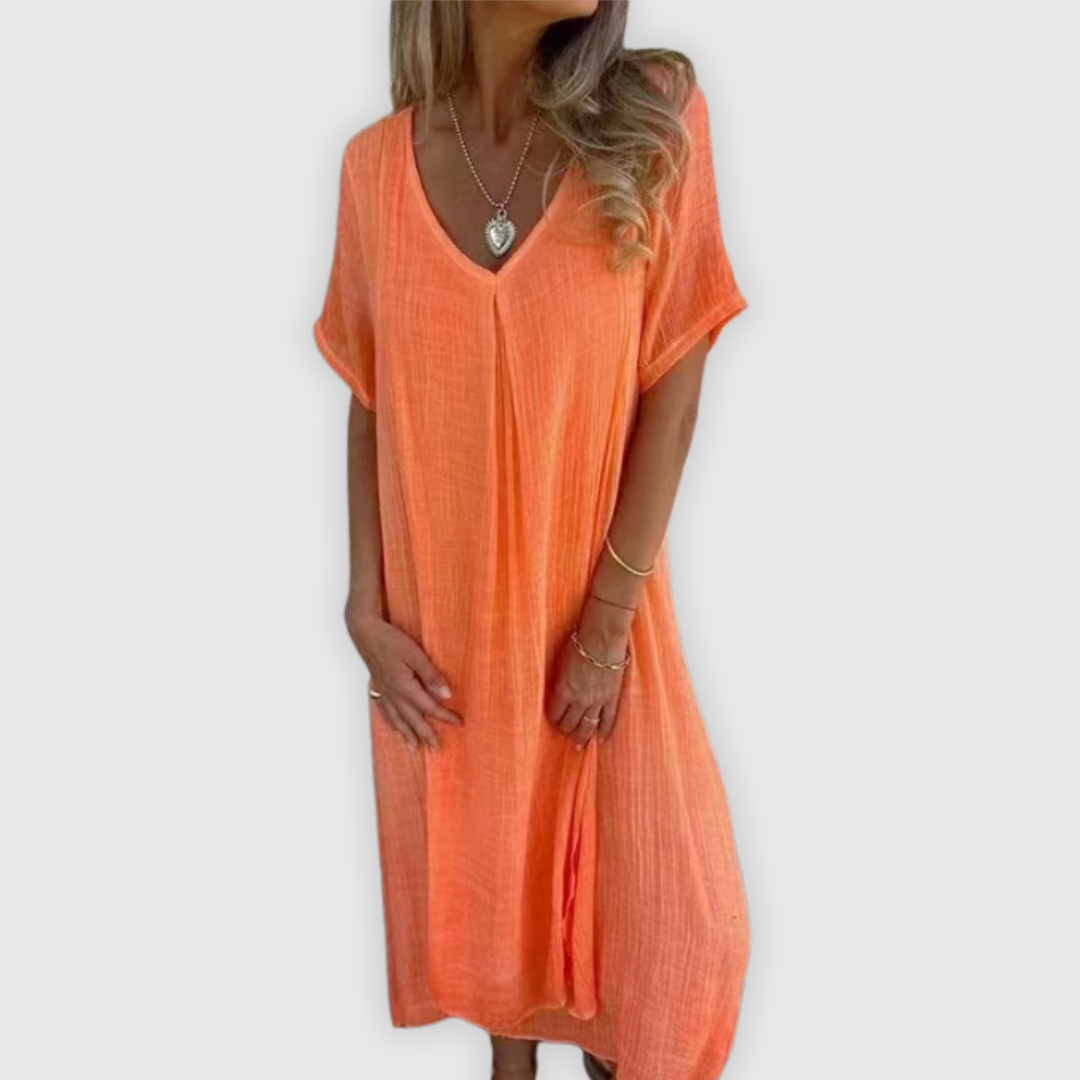 Libera | Leichtes langes Kleid Handgefertigt