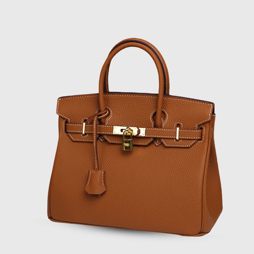 Verona | Handgefertigte Handtasche mit goldenen Details