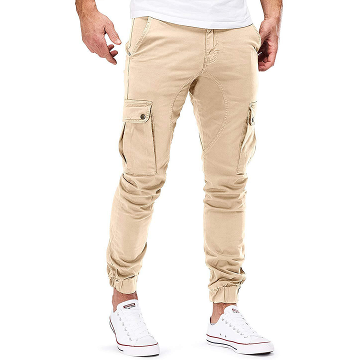 Herren Cargohose | Stylische Jogger mit Taschen & Bündchen