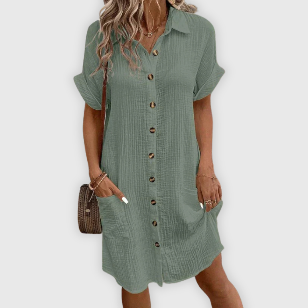 Anita | Handgefertigtes Polo-Kleid