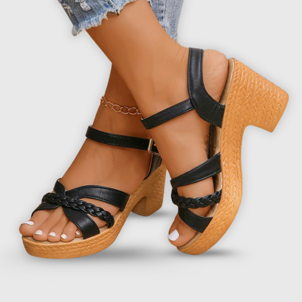 Denise | Premium Geflochtene Sandale