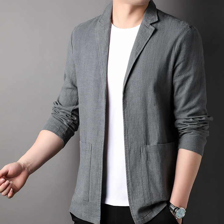 Lightweight Linen Blend Blazer