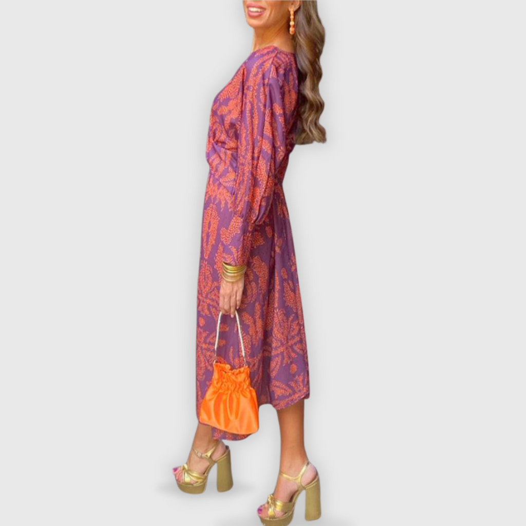 Lia | Handgefertigtes Premium-Midikleid