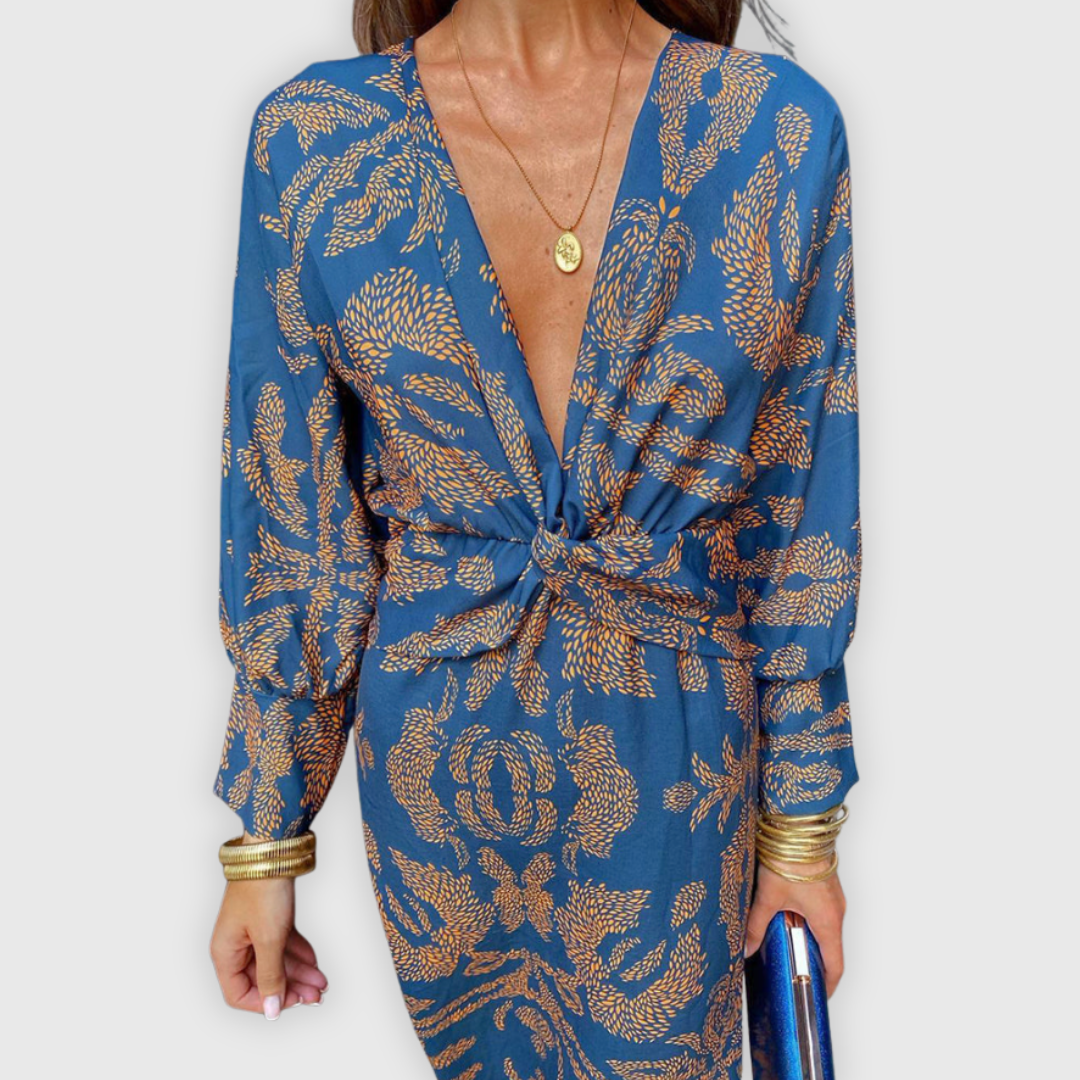 Lia | Handgefertigtes Premium-Midikleid