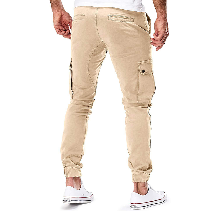 Herren Cargohose | Stylische Jogger mit Taschen & Bündchen