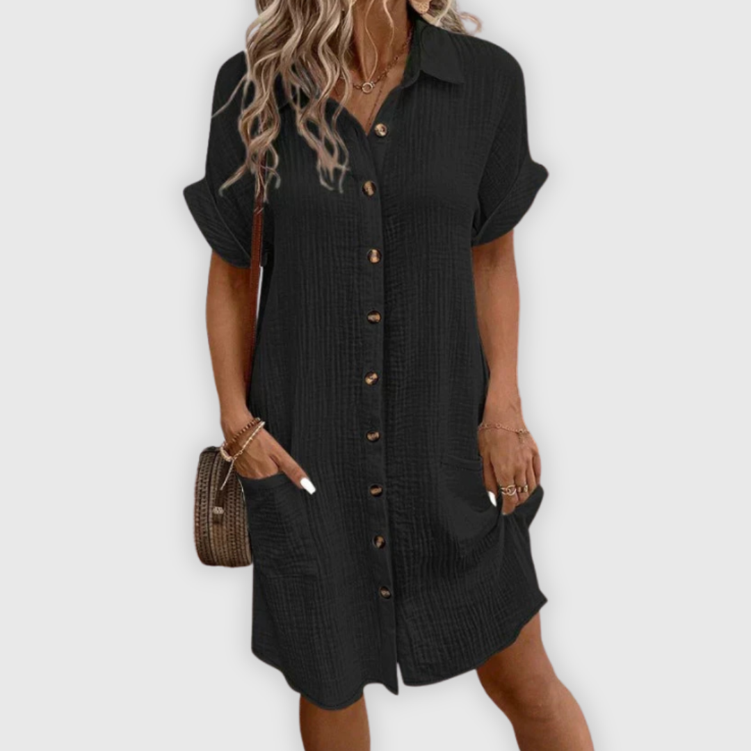 Anita | Handgefertigtes Polo-Kleid