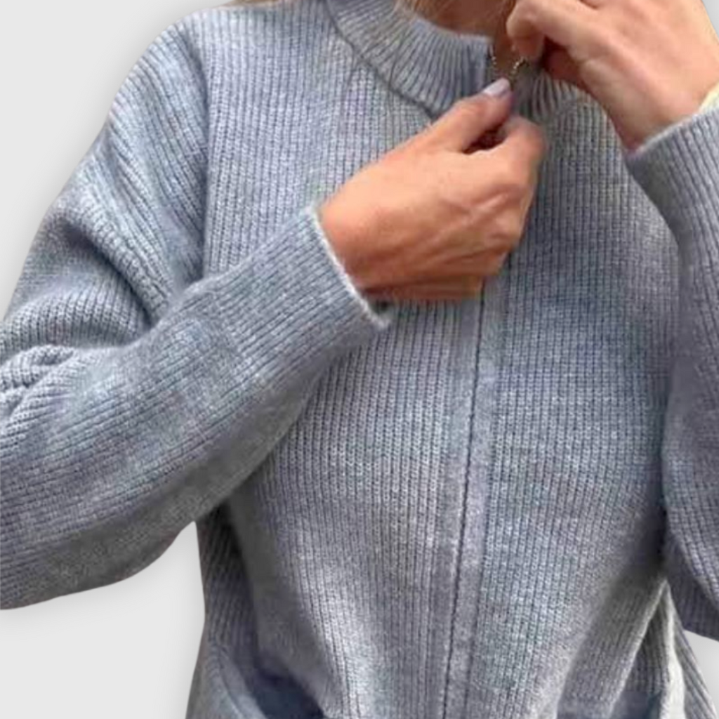 Eva | Handgenähte Baumwoll-Strickjacke