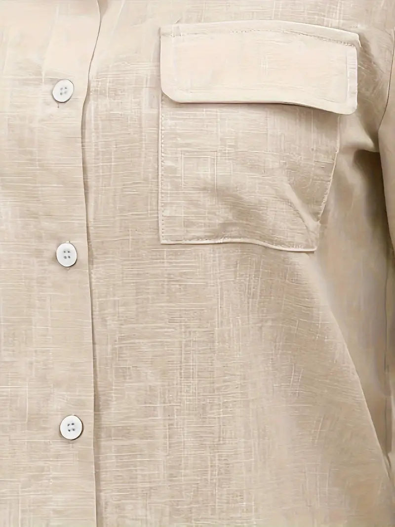 Atena | Baumwollhemd mit Brusttaschen