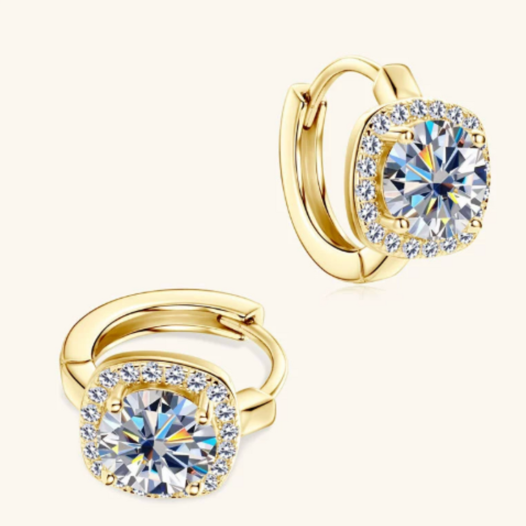 Nadine Quadratische Ohrringe