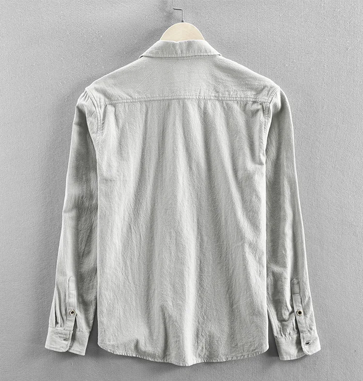 Grayson Breezy Cotton Long-Sleeve Shirt