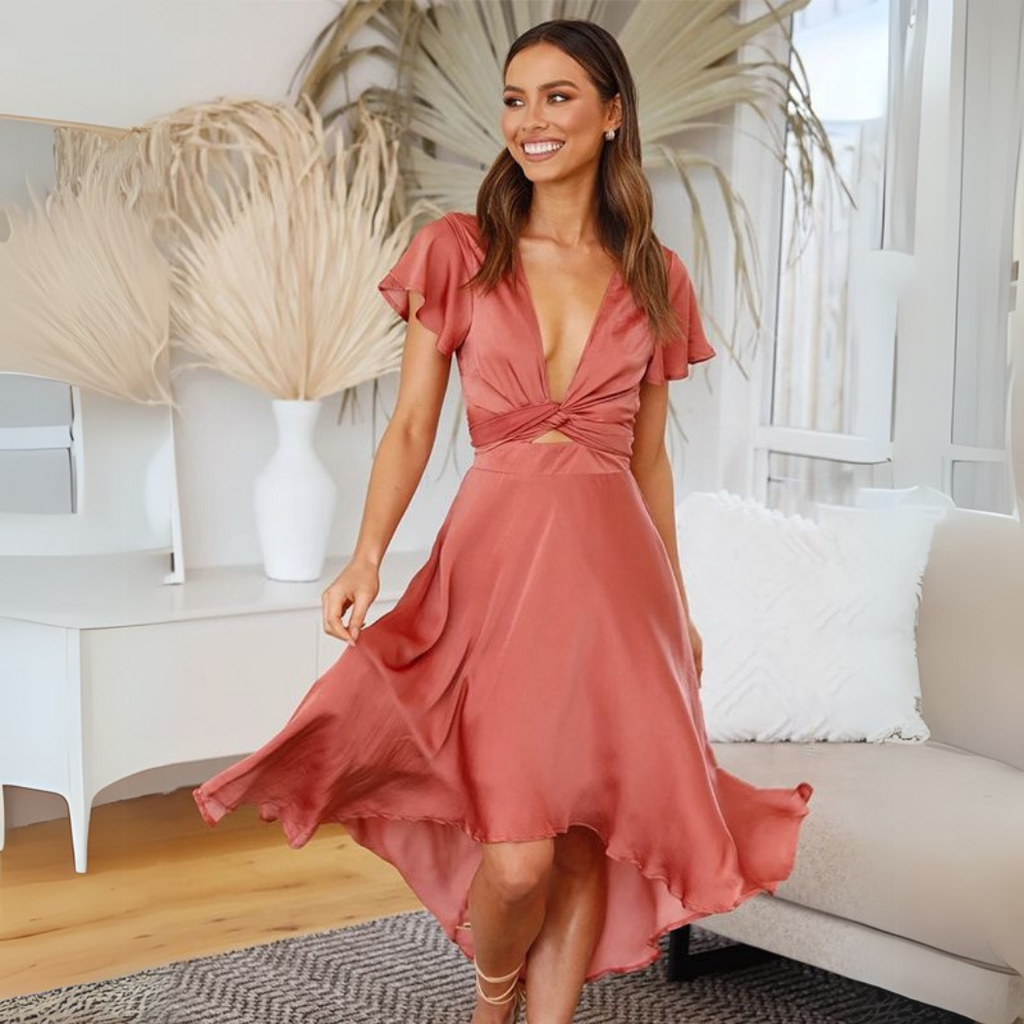 Gaia | Premium Kleid in fließender Eleganz