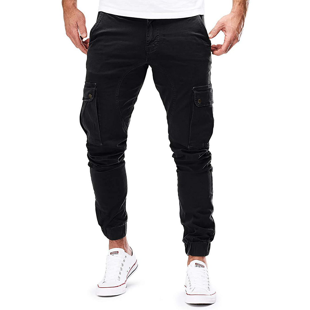 Herren Cargohose | Stylische Jogger mit Taschen & Bündchen