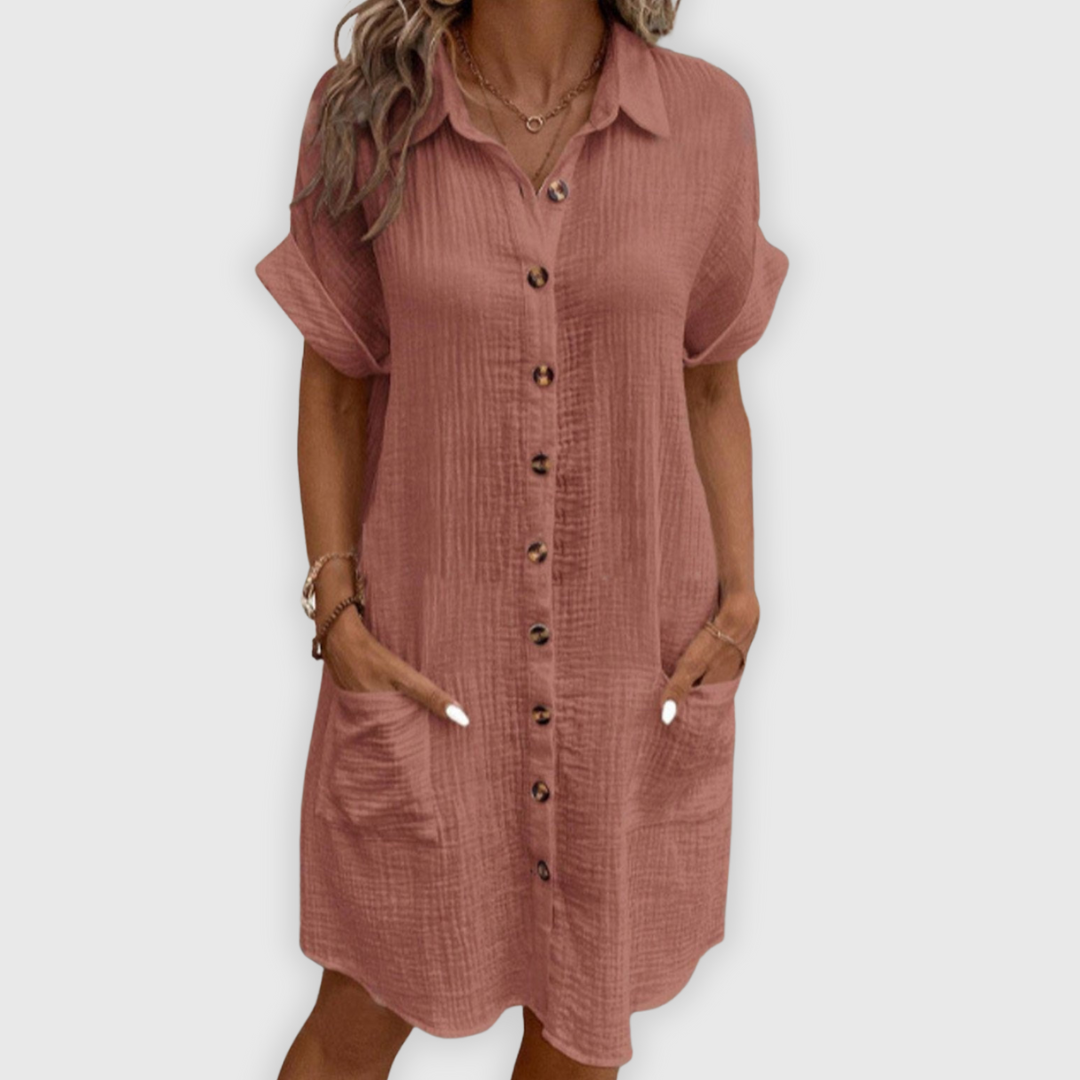 Anita | Handgefertigtes Polo-Kleid